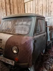 УАЗ-3303 1991 автомобиль УАЗ-3303, 1991 года выпуска, г.р.з. Б/Н, VIN – ХТТ330300М0124431, тип ТС – грузовая бортовая, модель, № двигателя 417800*11103909, шасси (рама) № М0124431, кузов (кабина) № 29735, цвет кузова – зеленый, ПТС 49 КС 110210. Автомобиль не на ходу, отсутствует АКБ. Вид…