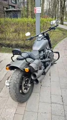 Мотоцикл Harley-Davidson FXFBS 2018 года выпуска, идентификационный номер VIN 5HD1YLKCOJC060373, цвет серый, номер шасси (рама) 5HD1YLKCOJC060373, мощность двигателя, кВт/л. 69/93,8, разрешенная max масса, kg 526, масса без нагрузки, kg 306, государственный регистрационный знак 2693ВМ77.
