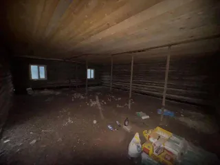 Недостроенный дом 80,4 м², участок 1319 м², Башкортостан. Деревня Дорошевка, улица Рябиновая, дом 15А. КН земельного участка 02:20:010202:277, площадь 1319 кв.м. КН дома 02:20:010202:283, площадь 80,4 кв.м. Степень готовности дома 45%.