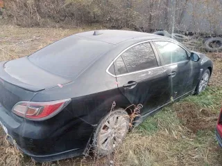 Mazda 6 2008 года, 147 л.с., АКПП. Автомобиль, марка (модель) – Mazda 6; наименование (тип ТС) – легковой седан, год выпуска – 2008; идентификационный номер: JMZGH12F701198255; цвет – черный.