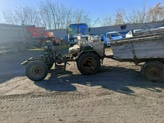 Самоходное транспортное средство с прицепным устройством (мини-тягач на колесном ходу). Находится в не рабочем состоянии, выполнен кустарно. (реализация как годные остатки) Самоходное транспортное средство с прицепным устройством (мини-тягач на колесном ходу). Находится в не рабочем состоянии…