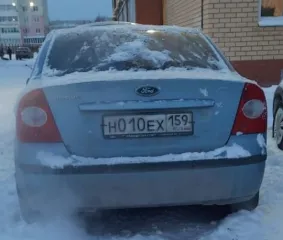 Автомобиль легковой седан Ford Focus, 2008 г.в., VIN: X9F4XXEED48R41684, рег. номер Н010ЕХ159, мощность (кВт/л.с.): 91.9/125.0, цвет: светло-серый-голубой.