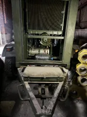 Дизельная электростанция АД10 12кВт на одноосном прицепе. Назначение: обеспечение резервного или базового электроснабжения производственных и коммерческих объектов. Год выпуска: 2016. Дизель: 5П4Ф-4ч 8,5/11. ГОСТ 10150-62 Мощность: Ne=24 лс, n=1500 об/мин. Изготовитель: Каспийский завод…