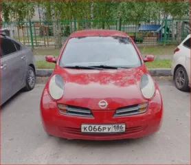 Nissan Micra 2004 года, 80 лс, 237443 км. Автомобиль легковой, марка: NISSAN MICRA, модель: 1.2 COMFORT, VIN: SJNFBAK12U1321203, гос. рег. номер: К066РУ186, год изготовления: 2004