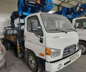 Автомобиль спецназначения автовышка HYUNDAI E Mighty, № шасси  рамы  KMFGA17PPEC259055, модель, № двигателя D4DD E567121, 2014 г.в., гос.№ Т 032 НА 124, VIN KMFGA17PPEC259055. Местонахождение: Новосибирская область, г. Новосибирск, ул. Станционная д. 81.