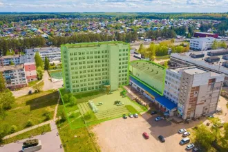 Нежилое здание 6548.1 кв. м и помещение 1384.3 кв. м, Пермский край, г. Чайковский, ул. Декабристов, д. 23, к. 6. Общая площадь 7932.4 кв. м. Кадастровые номера: 59:12:0010745:988, 59:12:0010752:397. Одновременно с земельным участком площадью 3306.5 кв. м, кадастровый номер 59:12:0010745:7…