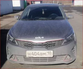 Автомобиль KIA Rio, 2021 год, VIN Z94C241BBNR259424, госномер Н404ВМ10.