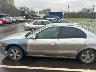 Mitsubishi Galant, 2003 года, 144,2 лс, 180000 км. Марка и модель: MITSUBISHI GALANT ES, год выпуска 2003, VIN 4A3AA46G53E143365, кузов (кабина) 4A3AA46G53E143365, цвет серебристый, бензиновый двигатель, рабочий объем 2351 см3, мощность 144,2 лс (106,1 кВт), АКПП, передний привод, экологический…