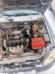 Chevrolet Lanos 2007 года, 86 л.с., пробег 276085 км. Госномер С742ТР24, VIN Y6DTF69Y070073032. Заводится, едет. Требует ремонта: перегорел включатель поворотников, пороги гнилые, двигатель потребляет масло, сел аккумулятор.