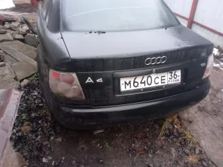Audi A4 1998 Легковой автомобиль, марка: Ауди, модель: А4, год изготовления: 1998, VIN: WAUZZZ8DXA052536, ПТС: 36МТ612515, г/н: М640СЕ36, вид собственности: индивидуальная. Обращаю внимание, что двигатель не родной, нет кондиционера, частично разобрана. Обращаю внимание, что автомобиль находился в…