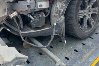 Volvo XC40 2021 года выпуска, идентификационный номер (VIN): LYVXZACACML585695, государственный регистрационный номер В785КС797. Транспортное средство не на ходу, восстановлению после аварии не подлежит