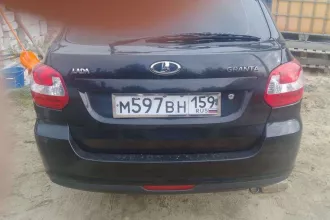 Продажа имущества должника Химченков С.Ю. Лот №1 Легковой автомобиль, марка: LADA 219110, модель: GRANTA, год изготовления: 2018, цвет: Черный, VIN: XTA219110J0289777, мощность двигателя, л. с.  кВт : 87, разрешенная максимальная масса 1560 кг, масса без нагрузки 1160 кг
