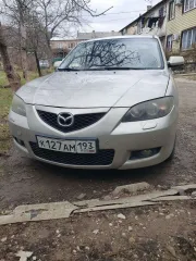 Легковой автомобиль Mazda 3 2006 года выпуска, цвет серо-золотистый, VIN JMZBK12Z571571228