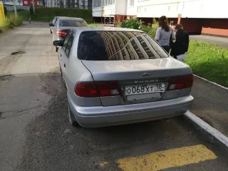 Nissan Sunny 1997 года, 105 лс, пробег 350000 км, АКПП. Седан, модель Sunny, VIN отсутствует, кузов FB14509346, госномер О068XT18.