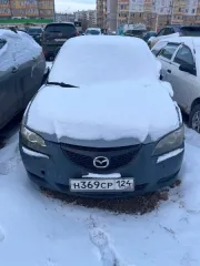 Mazda 3 2005 года, государственный номер Н369СР124, VIN и номер кузова JMZBK12Z551251073, темно-серый цвет. Рабочее состояние не проверялось. Имеются обременения: залог и запреты судебного пристава-исполнителя на регистрационные действия. Цена 260000 рублей, задаток 40000 рублей (порядок 2728).