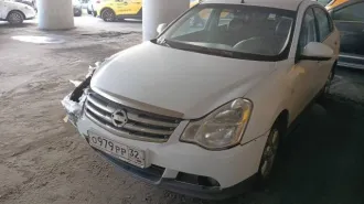 Ниссан Альмера 2015 года, VIN Z8NAJL01054212863, госномер О979РР32.