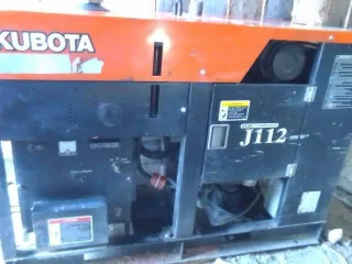 Дизельный генератор KUBOTA J112-STD серийный номер 801369