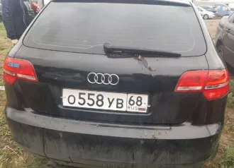 Audi A3, VIN: WAUZZZ8P29A117988, госномер О558УВ68, 2009 год.