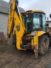Экскаватор-погрузчик колесный JCB-4CX, модель JCB-4CX, двигатель № SB40066U2105307, мощность двигателя 100.9 л.с., цвет желтый, 2007 г.в., г.р.з. 8539PO78. Находится на территории завода в г. Торжок.