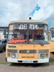 ПАЗ 32053-70, 2014 Автобус ПАЗ 32053-70 Автобус для перевозки детей «ПАЗ 32053-70», ГРН Р223ХХ102, 2014 года выпуска, идентификационный номер – VIN Х1М3205ВХЕ0004061 Цвет кузова: желтый. Модель автобуса: ПАЗ 32053-70. Пробег: 190838. Объем двигателя: 90. Наличие ПТС транспортного средства (есть…