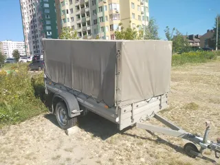 Прицеп для легкового автомобиля MZSA 817701 2019 года, идентификационный номер Х43817701К0007252. Находится на стоянке по адресу: Нижегородская область, Кстовский район, пос. Ждановский, ул. Зелёная, д. 10.