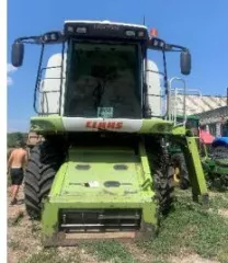 Зерноуборочный комбайн CLAAS LEXION 570 2007 года выпуска, заводской номер: 58501354, государственный номер: 8458НН52. Не на ходу. Некомплектный: отсутствует аккумулятор, электронные блоки управления.