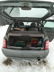 Nissan March 2001 года, 61 лс, 300000 км, АКПП. Легковой автомобиль, марка: NISSAN MARCH, год изготовления: 2001, цвет: серый, ПТС: 59 РТ 390337, г/н: P621ТУ159, модель двигателя: CG10, тип двигателя: бензиновый на бензине, двигатель №: 056847C, мощность двигателя, л. с. (кВт): 61.2 (45), рабочий…
