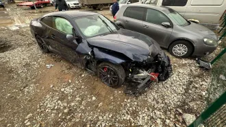 Bmw 4series 430i xdrive, 2022 года выпуска, идентификационный номер (vin) WBA71AP070CL19575, автомобиль не на ходу, после ДТП (см. фото), технически не исследовался, требуется осмотр.