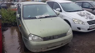 Автомобиль Лада-111940, Лада Калина, с гос. регистрационным знаком Р495НВ45. Год выпуска: //. VIN номер: //. Вид транспорта: автомобиль. Марка: Лада. Модель: Калина.