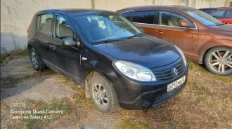 Автомобиль марки RENAULT SANDERO, 2012 года выпуска, VIN X7LBSRB2HCH581299