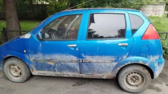 Хафей НФЖ7110 2006 года, VIN: LKHBG2AJ86AW12957, цвет синий. В автомобиле отсутствует АКБ.