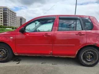 Mazda Demio, 2003 г.в., рег.знак о738ев123, Вин-номер: отсутствует, двигатель ZJ267075, мощность 91 л.с., цвет красный