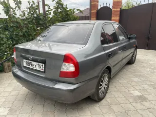Hyundai Accent, 2008 Транспортное средство - HYUNDAI ACCENT VIN: X7MCF41GP9M215871, 2008 год выпуска, цвет серый темный