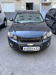 Шевроле Авео 2012 года, черный цвет. VIN: XUUTF69EJC0020305, госномер В400РА21.