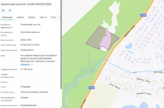 Право заключения договора купли-продажи земельного участка находящегося в муниципальной собственности- 03:08:300101:5204 - площадью – 41 109 кв.м.; - категория земель – земли населенных пунктов; - кадастровый номер земельного участка – 03:08:300101:5204; - местоположение: Российская Федерация…
