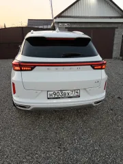 Exeed LX 2023, белый цвет. VIN: LVTDB21B1PE041238, госномер: Н903ВХ774. Осмотр в Челябинской области, Кизильский район, село Кизильское, улица Энтузиастов, дом 15 по предварительной записи по телефону 89128087000.