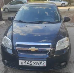 Chevrolet Aveo, 2007. Транспортное средство: Шевроле Авео, ГРЗ В145ХВ82, 2007 года выпуска, идентификационный номер KL1SF69YE8B093395, цвет: черный, мощность двигателя 63,3 (86) кВт (л.с.). Транспортное средство на ходу, по кузову имеются царапины. Машина стоит по адресу: г. Ялта, ул. Батурина, д…