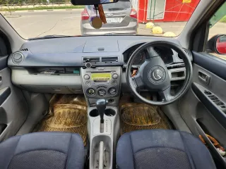 Mazda Demio, 2003 г.в., рег.знак о738ев123, Вин-номер: отсутствует, двигатель ZJ267075, мощность 91 л.с., цвет красный