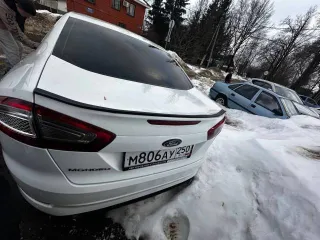 Ford Mondeo 2011 года, 239.3 л.с., пробег 175193 км, АКПП. VIN X9FDXXEEBDBC54196, двигатель BC54196, мощность 239.36 (176), СТС 9982194598, госномер М806АУ250. Не на ходу, отсутствуют запчасти.