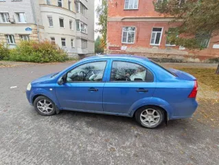 Шевроле Авео 2008 года, синий, VIN: KL1SF69TJ8B203465, госномер: К918КО40.