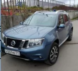 автомобиль NISSAN TERRANO D10, 2017, VIN: Z8NHSNHGN59354760, Госномер: У557МЕ71, являющийся совместной собственностью должника с супругой с Рычковой Татьяной Михайловной, находится в залоге у Банк ВТБ  публичное АО .