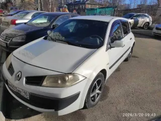 Renault Megane, 2008 года, 86 лс, 324337 км, VIN VF1BMSF0540065879, кузов № VF1BMSF0540065879, цвет белый.