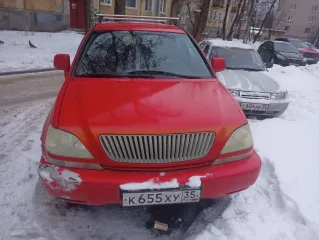 Легковой автомобиль Lexus RX 300, VIN JTJHF10U200206251, 2001 год выпуска, государственный регистрационный знак К655ХУ35, цвет ярко-оранжевый, мощность двигателя 164 кВт / 223 л.с., тип ТС легковой универсал