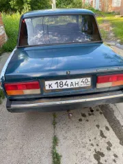 Легковой автомобиль ВАЗ 2107, 1996 г.в. Марка: ВАЗ, модель: 2107, год изготовления: 1996, цвет: зеленый, VIN: XTA210700V1024079, г/н: К184АН40. Особенности тех. состояния: коррозии по всей поверхности кузова, сквозная коррозия на порогах