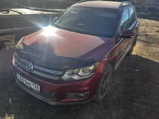 Volkswagen Tiguan 2014 года выпуска. VIN: XW8ZZZ5NZEG113455. Двигатель №: CAW 193325. Цвет: вишнево-красный.