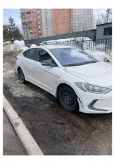 Hyundai Elantra 2017 Автомобиль легковой HYUNDAI ELANTRA, 2017 г.в.,VIN XWEDB41CAH0000776 На Имущество зарегистрировано ограничение (обременение) права: находится в залоге у ПАО "Сбербанк России". Обращаю внимание, что сломан передний бампер, замяты два порога, автомобиль на летней резине…