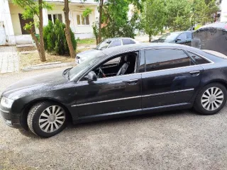 Audi A8L 2008 года, черный цвет кузова. VIN: WAUZZZ4E78N011094. Пробег свыше 750 000 км. Двигатель заменен на контрактный. Требует значительных вложений.