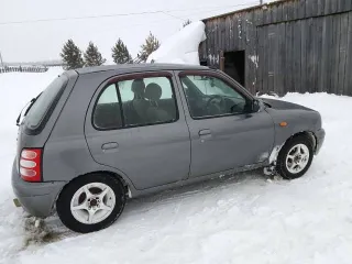 Nissan March 2001 года, 61 лс, 300000 км, АКПП. Легковой автомобиль, марка: NISSAN MARCH, год изготовления: 2001, цвет: серый, ПТС: 59 РТ 390337, г/н: P621ТУ159, модель двигателя: CG10, тип двигателя: бензиновый на бензине, двигатель №: 056847C, мощность двигателя, л. с. (кВт): 61.2 (45), рабочий…