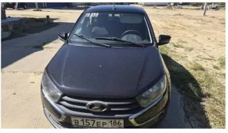 Lada Granta 2019 года, 87 лс, автомобиль легковой, марка: LADA 219110, модель: LADA GRANTA, VIN: XTA219110L0343989, гос. рег. номер: В157ЕР186, год изготовления: 2019