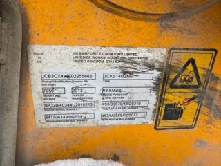 Экскаватор-погрузчик колесный JCB 3CXS14M2NM Г/В 2013 VIN JCB3CX4WE02255666 Г/Н 1162УА21. Состояние удовлетворительное, на ходу, комплект ключей, документы. На хранении у Взыскателя. Нач. цена: 1.950.000,00 р. З-к: 195.000,00 р. Ш/а: 19.500,00 р. Поручение №Л2/23/28/569-ГМУ. С-к: ООО "ЧЕСТРОЙ ЖБК"…